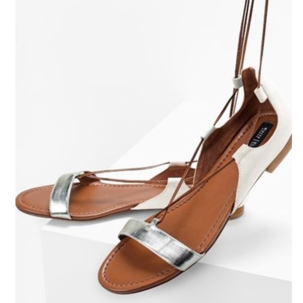 WHBM Saige Lace-Up Sandals